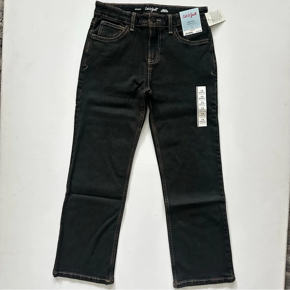 Cat & Jack Boys Bootcut Jeans Size 12
